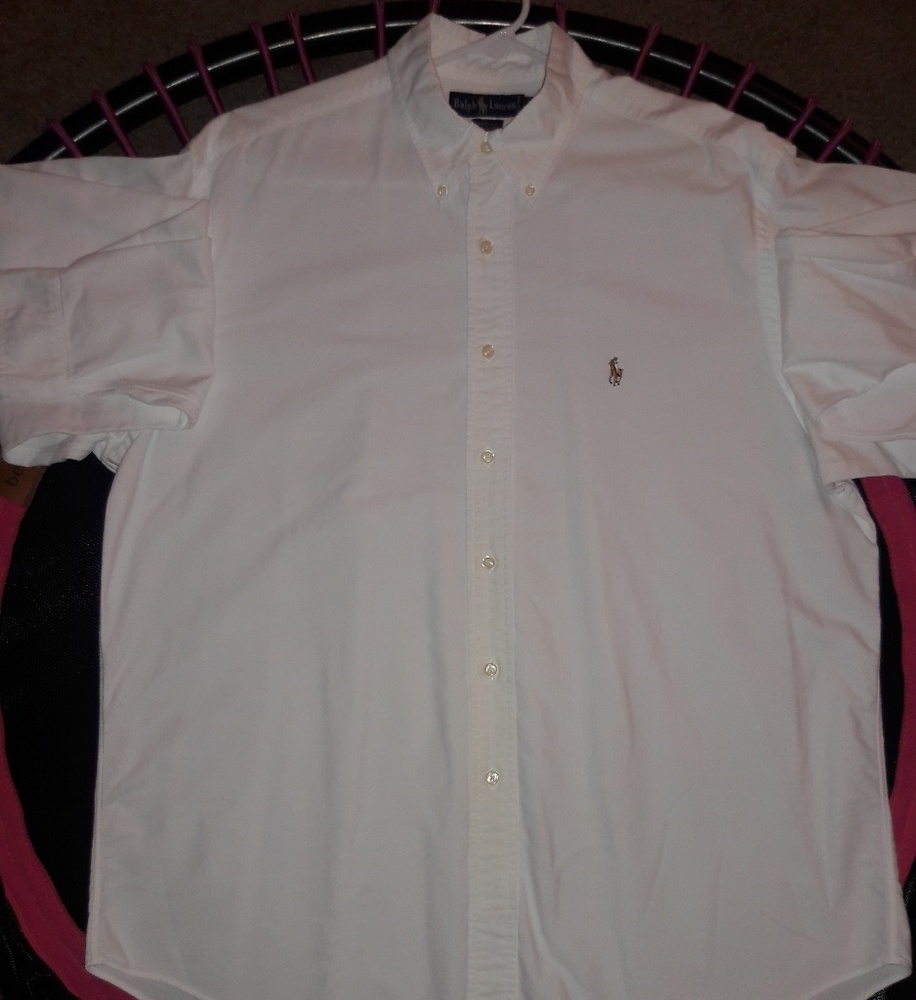 Polo classic white button-up